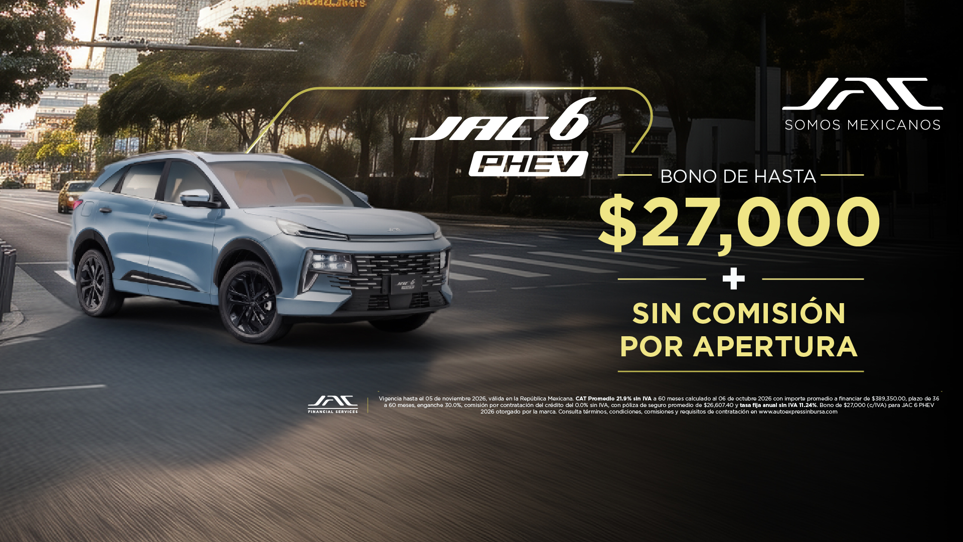 Banner JAC 6 PHEV 2026